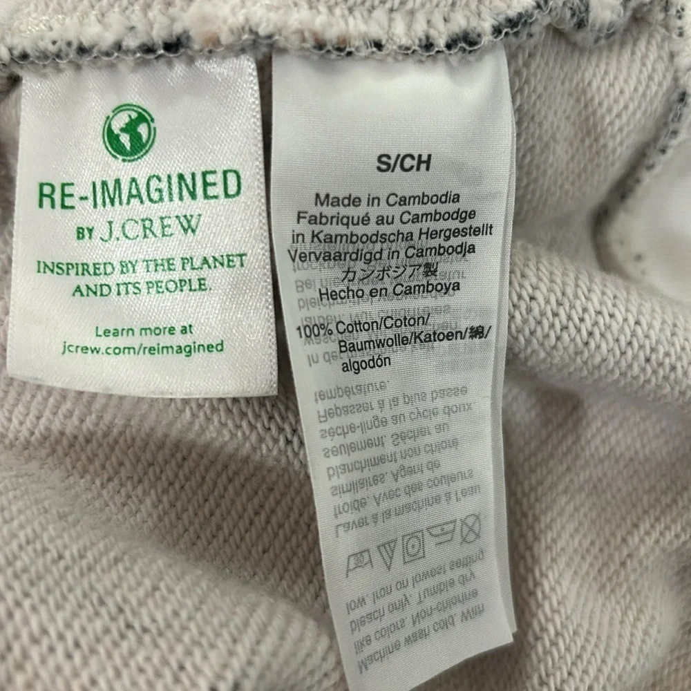 J. Crew Zebra Print Pullover Sweatshirt